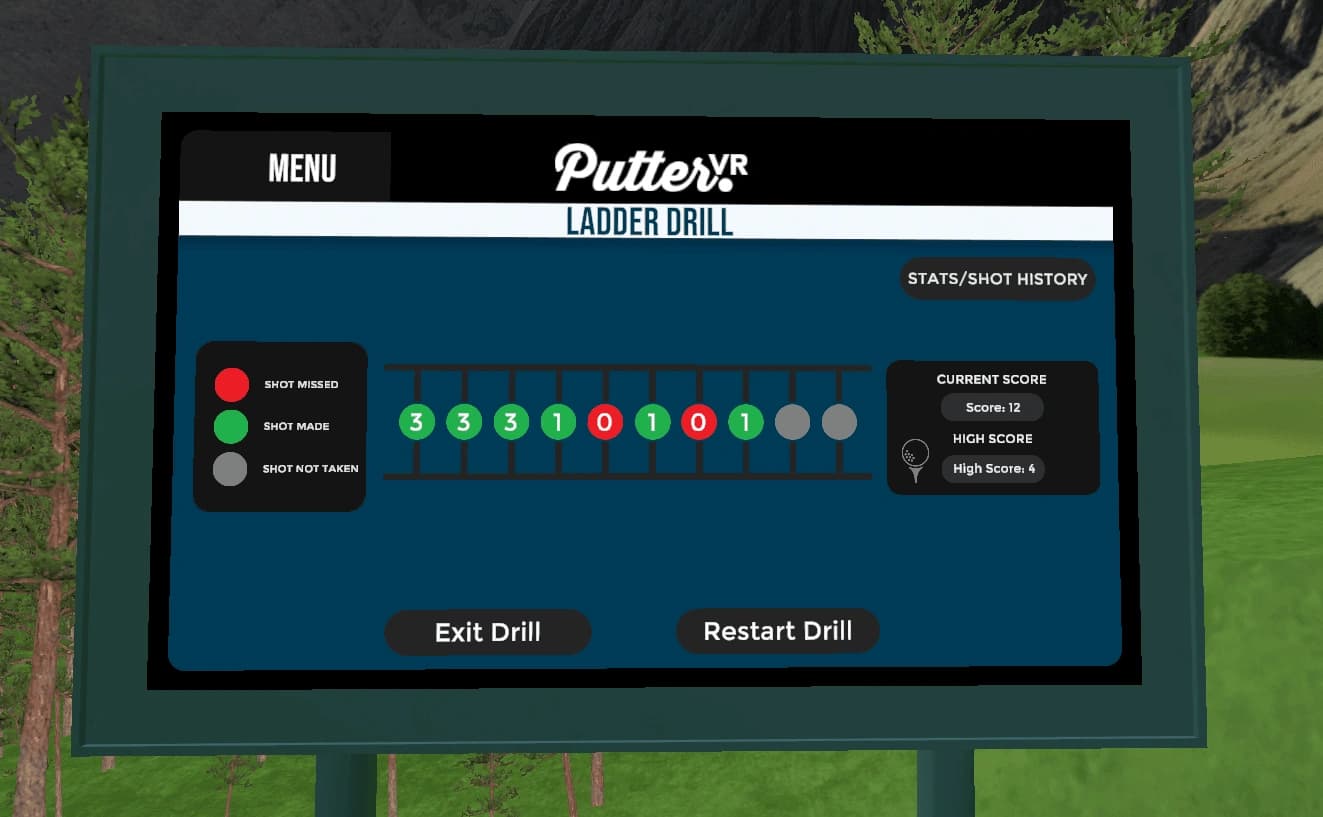 Distance control visualization
