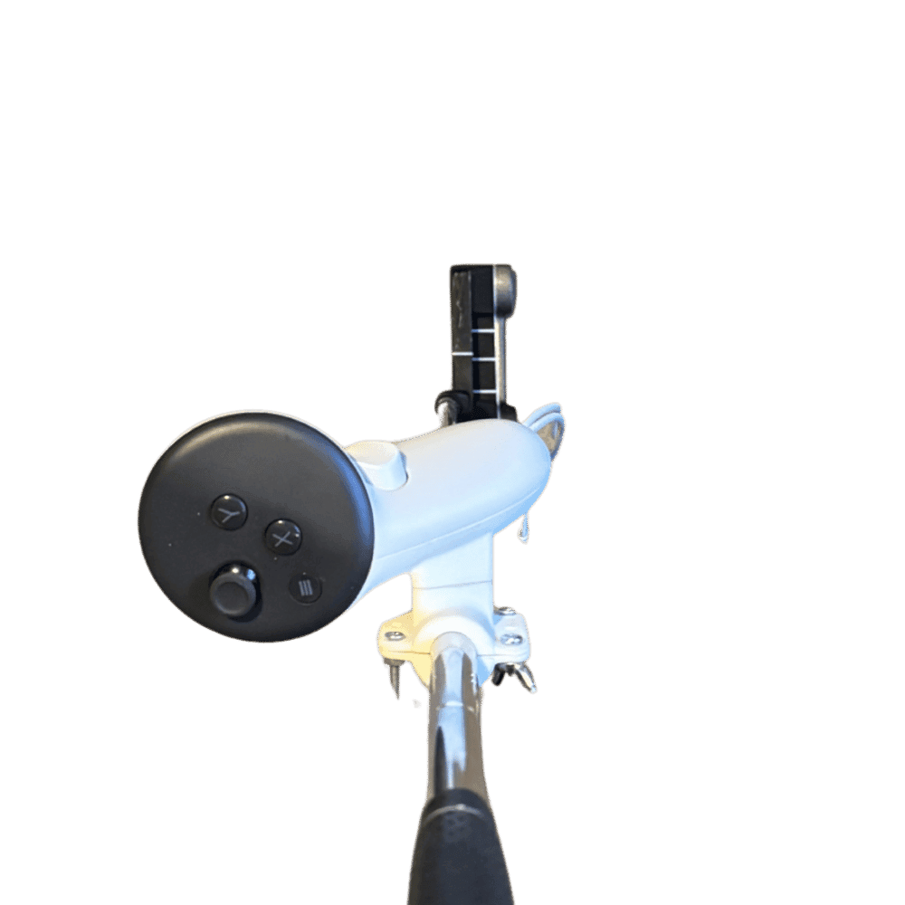 Putter mount orientation diagram showing mount facing same direction as putter face
