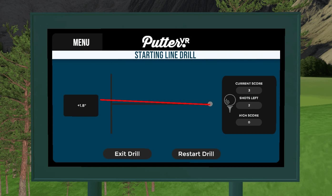 Line tracking precision